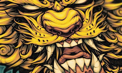 Foo Dog Absorb81 Illustration Design Typography Foo Dog