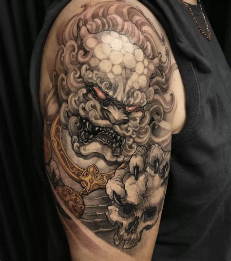 Foo Lion Tattoo Styles