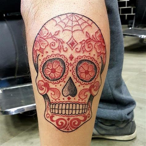 Foot Tattoo Designs Popular Sugar Skull Tattoo