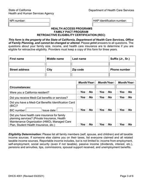 Form Dhcs4001 Download Fillable Pdf Or Fill Online Health Access