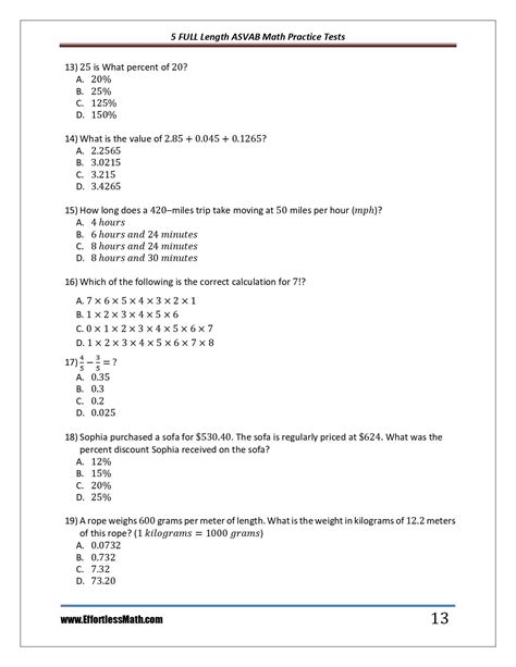 Free Asvab Practice Test 2024 105 Asvab Test Questions Practice Testing Act Practice Test