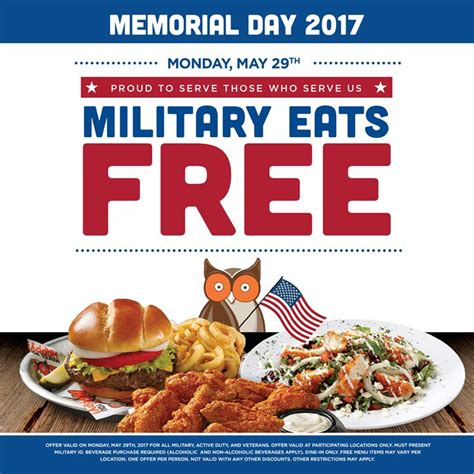 Free Food For Veterans