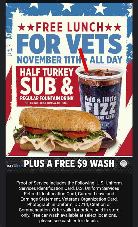 Free Lunch And Car Wash For Vets At Sheetz Vonbeau