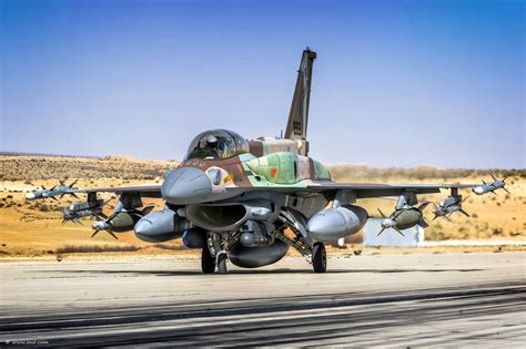 Fully Loaded Israeli Air Force F 16I Sufa Storm Aviones De Combate