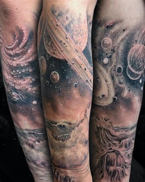 Galaxy Planet Tattoos