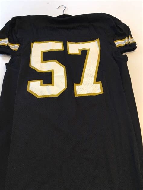 Game Worn Used Army Black Knights Football Jersey 57 Size 48 D1jerseys