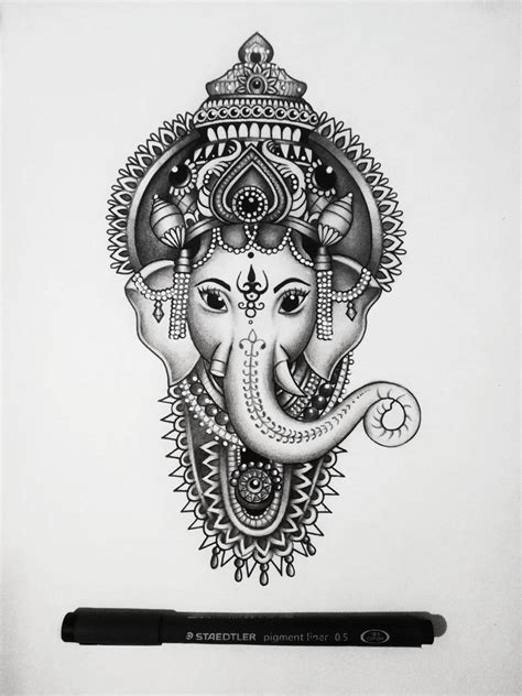 Ganesha Tattoo By Roccia95 On Deviantart