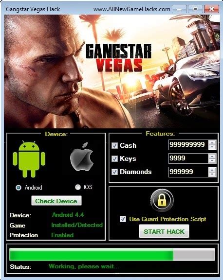 Gangstar Vegas Hack Cheats For Android Ios Unlimited Free Diamonds