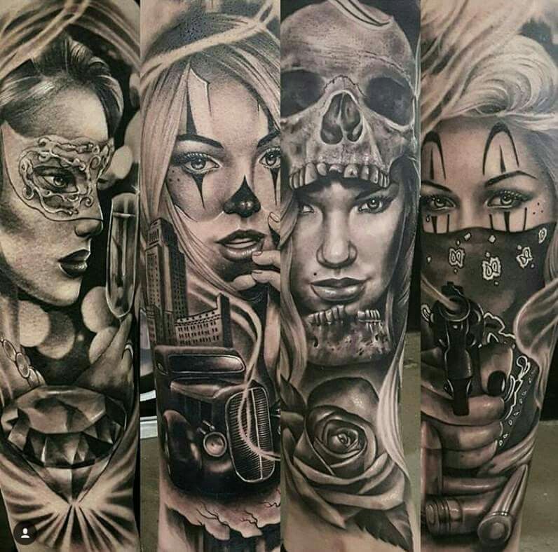 Gangster Chicano Ink Designs