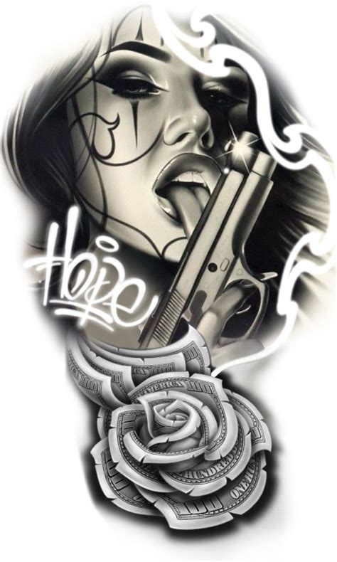 Gangster Chicano Tattoo Designs