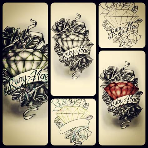 Gangster Diamond Tattoo Designs