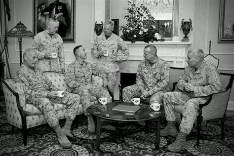 Gathering Of Six Active Duty Marine Corps Four Star Generals Jon S Rennie