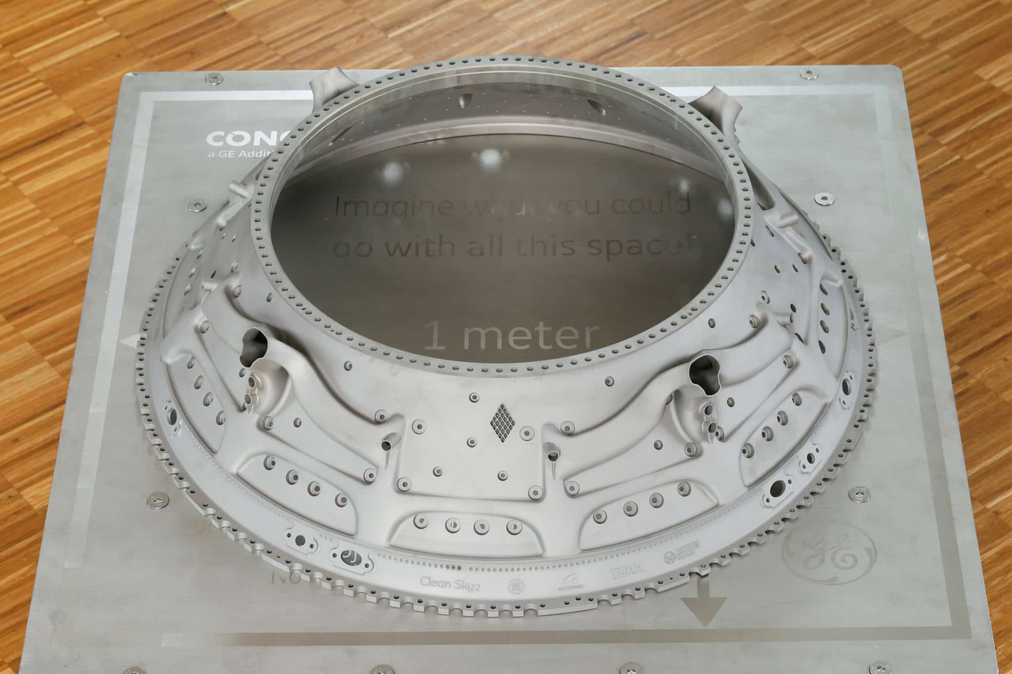 Ge Aerospace Unveils 1 Meter Wide 3D Printed Tcf Casing Design