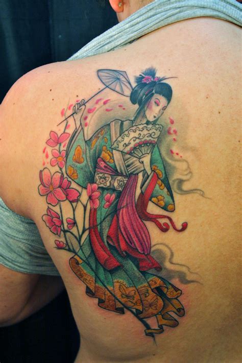 Geisha Tattoo Designs