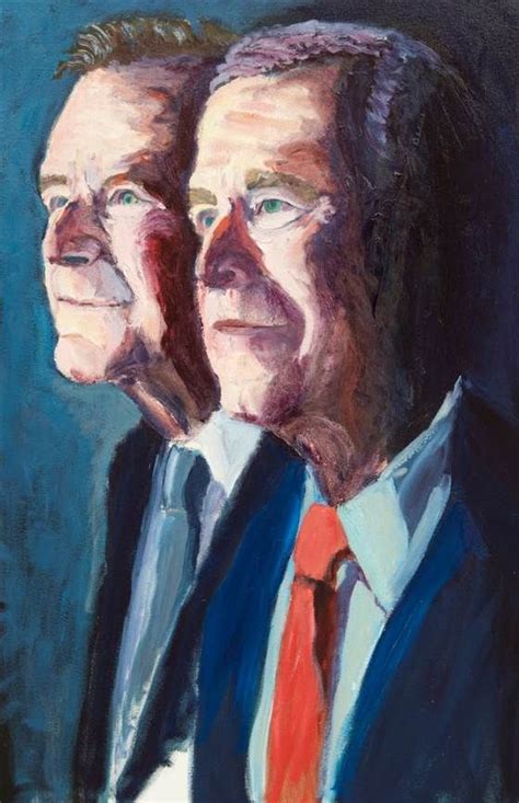 George W Bush Paintings Portrait Painting Oil Painting Georges W