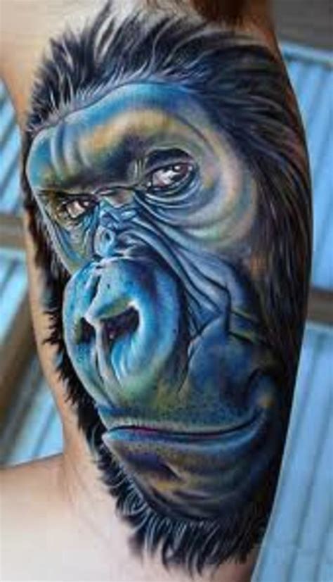 Gorilla Tattoos And Designs Gorilla Tattoo Meanings And Ideas Gorilla