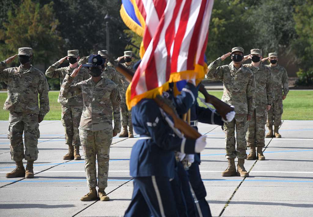 Graduating Basic Military Training Trainees Render Nara Dvids