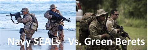 Green Berets Vs Navy Seals What S The Difference