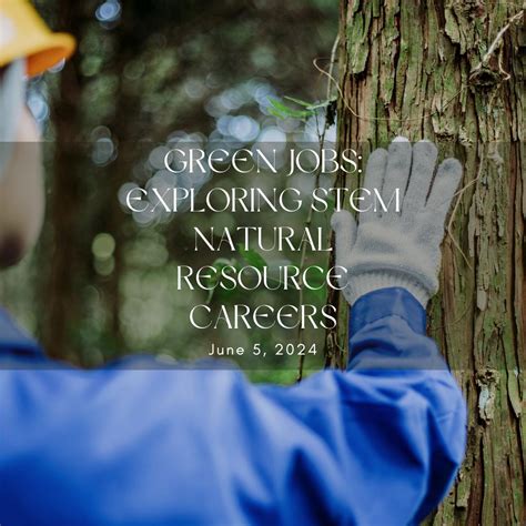 Green Jobs In Natural Resources