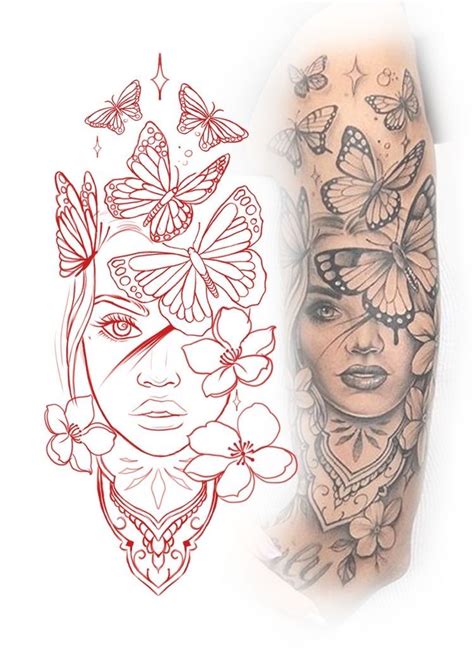 Half Sleeve Stencils