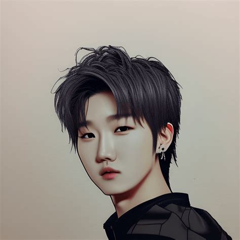 Han From Stray Kids Hyper Realistic Graphic Creative Fabrica