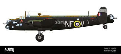 Handley Page Halifax B Mk I L9613 Nf V Of The 138Th Squadron Bomber