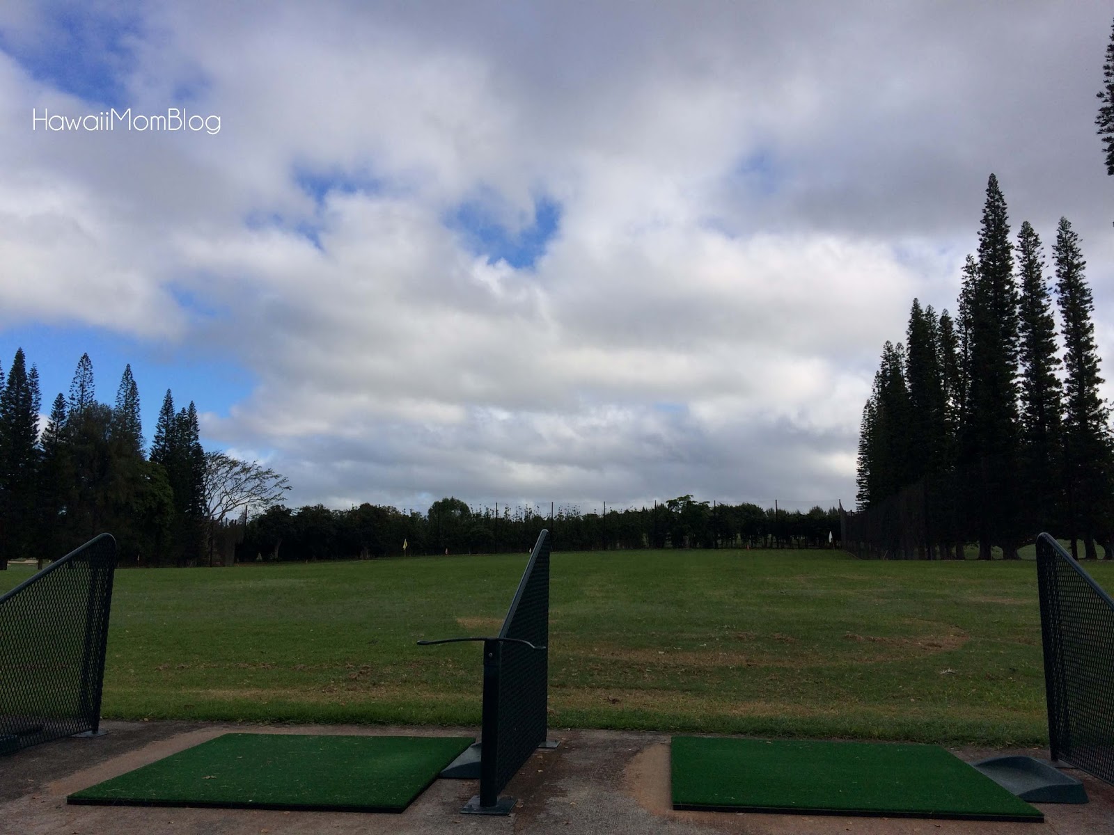 Hawaii Mom Blog Leilehua Golf Course Practice Facilities