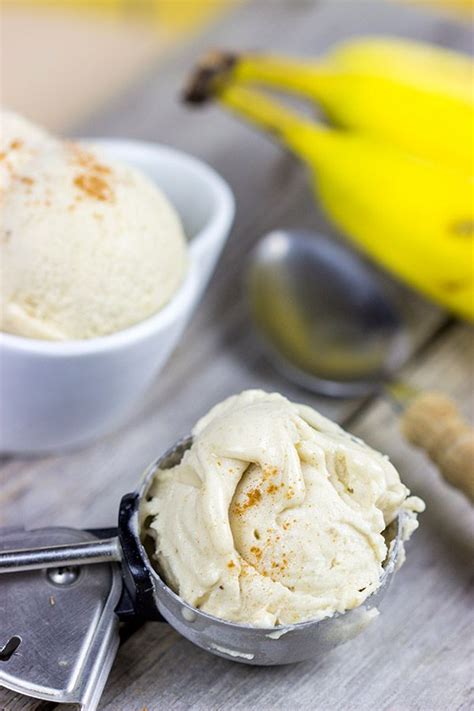 Healthy No Churn Frozen Banana Blender Ice Cream Homemade Banana Ice Cream Homemade Ice Cream