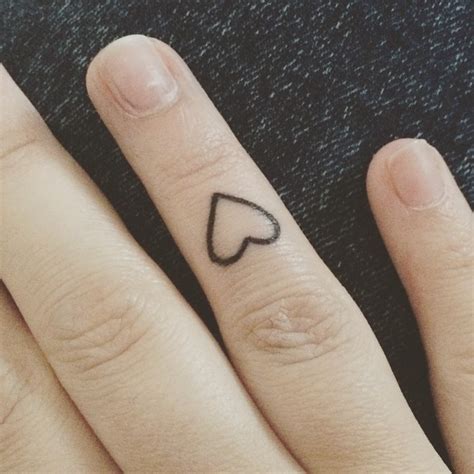 Heart Finger Tattoo Ideas