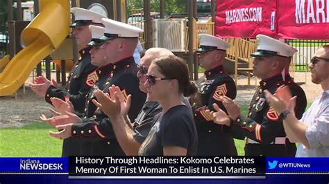 History Through Headlines Kokomo Native First Woman To Join Marine Corps News 2018 Indiana