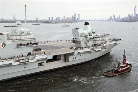 Hms Queen Elizabeth Arrives In New York As Liz Truss Announces Plans To