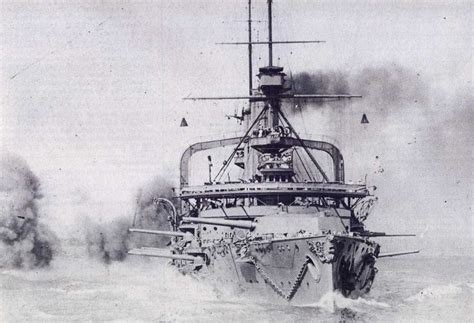 Hms Swiftsure In Action The British Pre Dreadnought Battleship