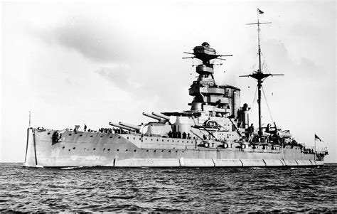 Hms Warspite A Queen Elizabeth Class Battleship 2 Aircraft Of