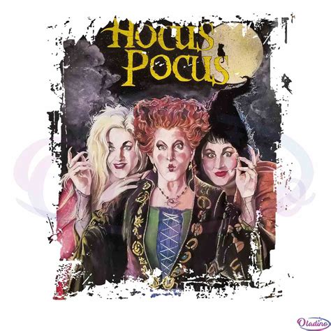 Hocus Pocus Halloween Sandra Sister Tshirt Png Sublimation Designs