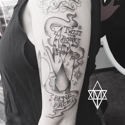 Hocus Pocus Magic Hand Tattoo By Momma Tomma Hand Tattoos For Guys