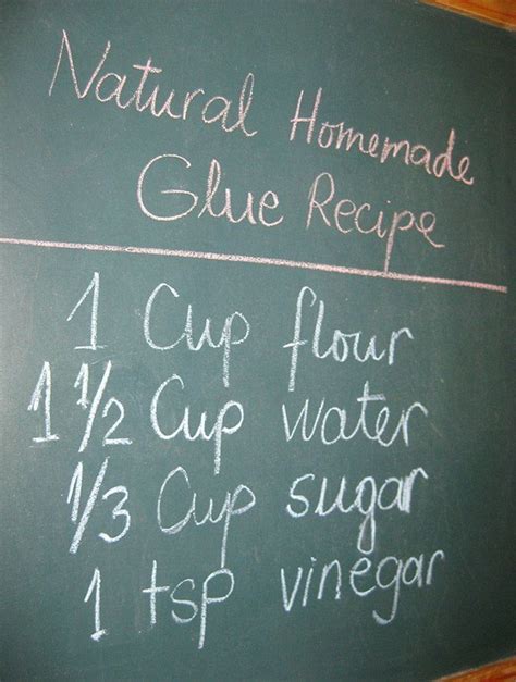 Homemade Natural Glue Simple Recipe Useful Tips