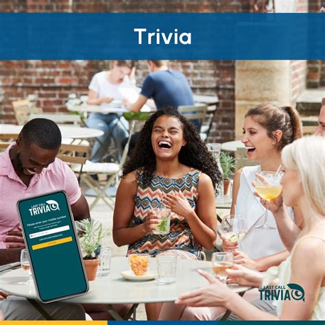 Host A Weekly Trivia Night Last Call Trivia