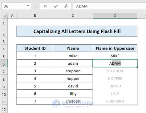 How To Capitalize All Letters Without Formula In Excel 4 Methods