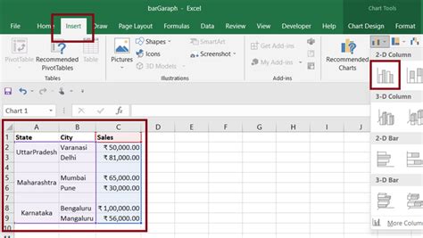 How To Make A Comparison Chart In Excel Geeksforgeeks