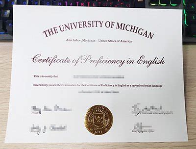 How To Obtain A University Of Michigan Certificate In English