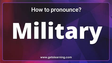 How To Pronounce Military Words Properly R Military