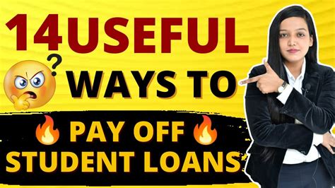 How To Repay Student Loans Youtube