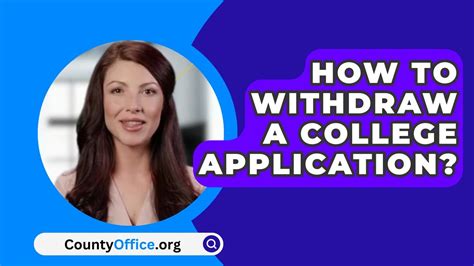 How To Withdraw A College Application Countyoffice Org Youtube