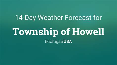 Howell Mi Temp Forecast