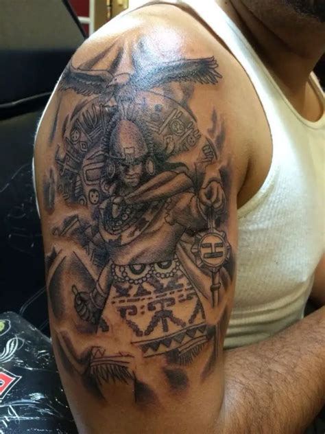 Inca Chest Tattoo