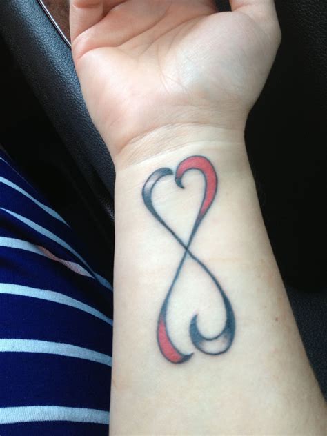 Infinity Heart Tattoo On My Wrist My Newest 7 21 13 Infinity Symbol