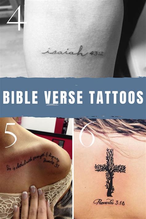 Inspirational Bible Verse Tattoos Ideas Tattooglee In 2021 Bible