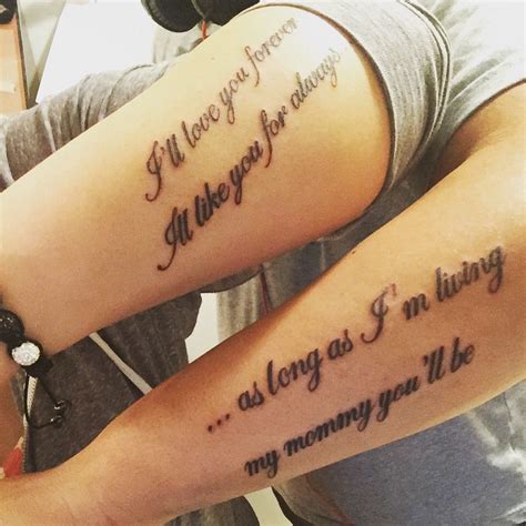 Inspirational Mother Son Tattoos Quotes