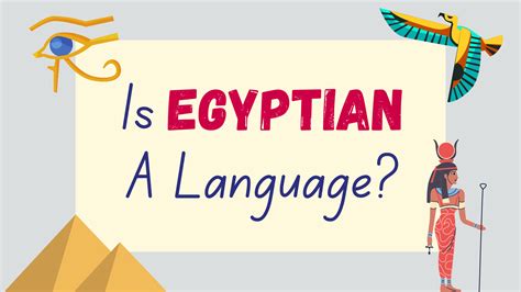 Is Egyptian A Language The Languages Of Egypt Explained Lingalot