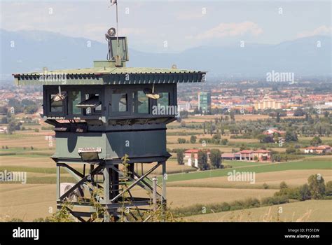 Italy Camp Ederle Us Army Base In Vicenza Guard Tower In Longare